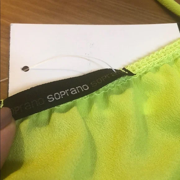 Soprano • color block tropical summer dress - Picture 6 of 6